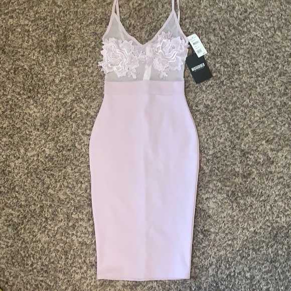 Missguided lavender bodycon - Picture 3 of 3